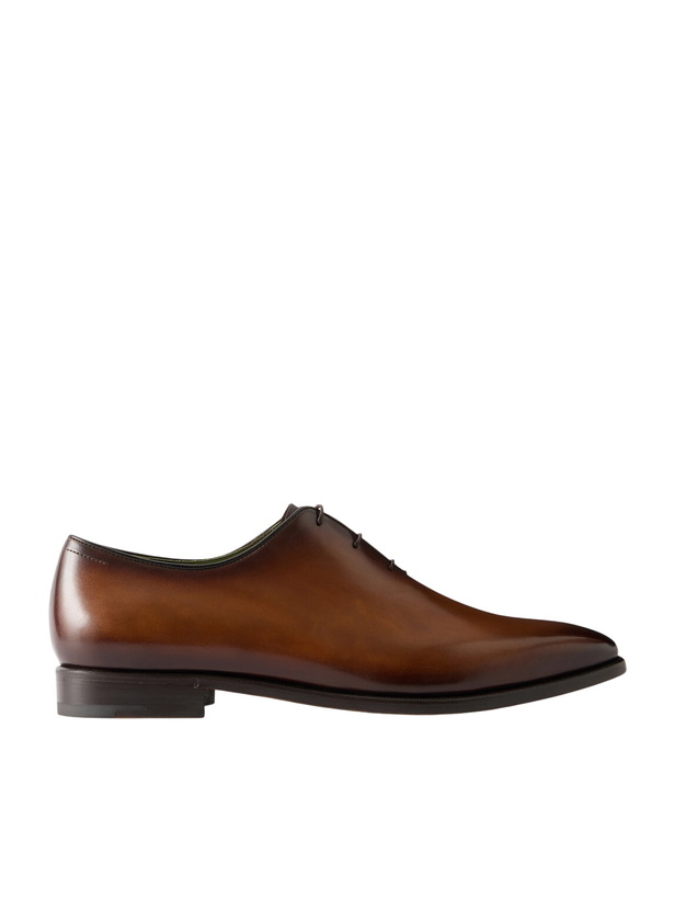 Photo: Berluti - Alessandro Demesure Leather Oxford Shoes - Brown