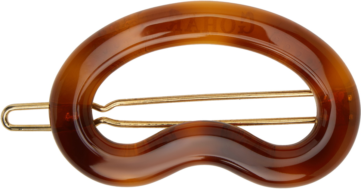 Gohar World Brown Bean Hair Clip