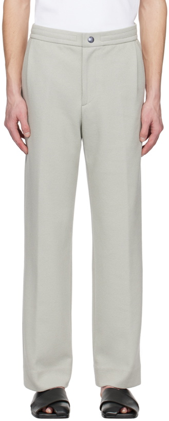 Photo: Solid Homme Gray Banding Trousers
