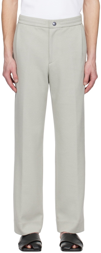 Photo: Solid Homme Gray Banding Trousers