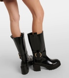See By Chloé New Ring 60 leather knee-high boots