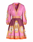 La Doublej Womens Mini dress Mauve