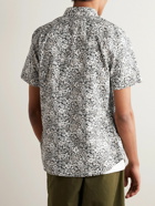 Faherty - Playa Button-Down Collar Floral-Print Organic Cotton-Blend Shirt - Black