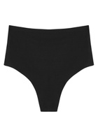 Chantelle Soft Stretch Nude High-waist Thong - Black - One Size
