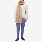 Acne Studios Men's Toronty Logo Scarf in Camel Brown