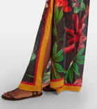 La DoubleJ Zooflora Placée cotton beach cover-up