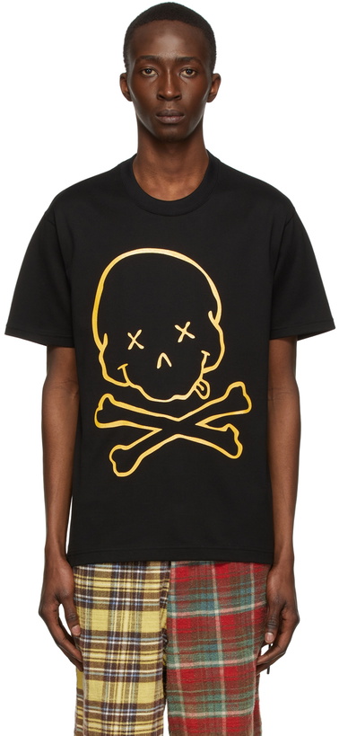 Photo: mastermind WORLD Black Cotton T-Shirt