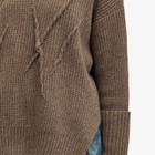 Undercover Women's Oversized Knitted Jumper in Brown