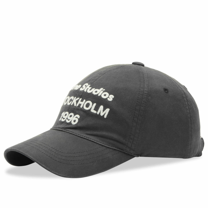 Photo: Acne Studios Men's Carliy Cap in Faded Black 