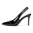 Versace Jeans Couture Black Chloe Slingback Heel