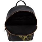 Versace Black Medusa Head Backpack