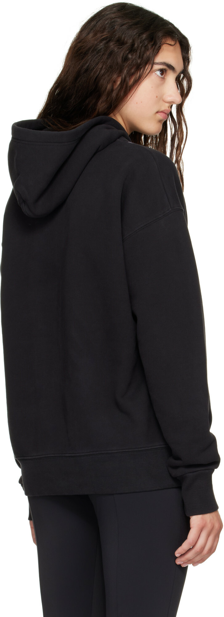 VAQUERA Black Trompe L'Oeil Hoodie