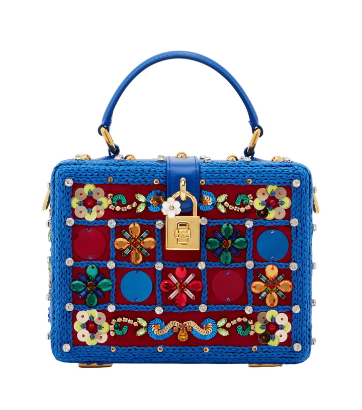 Photo: Dolce&Gabbana Dolce Box beaded box bag