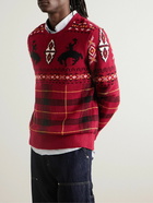 Polo Ralph Lauren - Intarsia Wool-Blend Sweater - Red