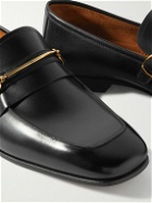 TOM FORD - Jack Embellished Patent-Leather Loafers - Black