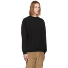 AURALEE Black Super Soft Big Sweatshirt