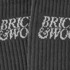 Bricks & Wood Men's Logo Sock in Midnight