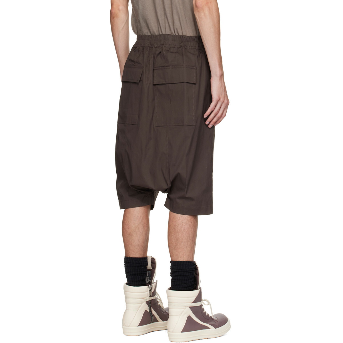 Rick Owens Gray Tower Rick S Pods Shorts