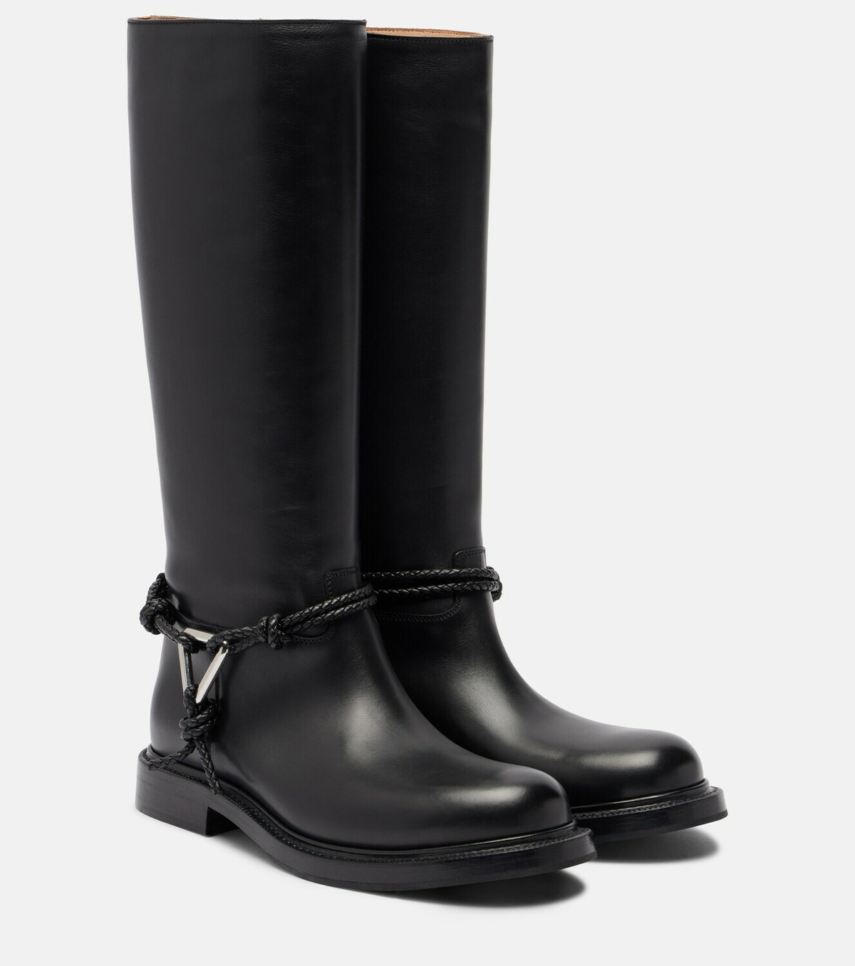 Bottega Veneta Leather knee-high boots