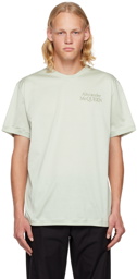 Alexander McQueen Green Embroidered T-Shirt