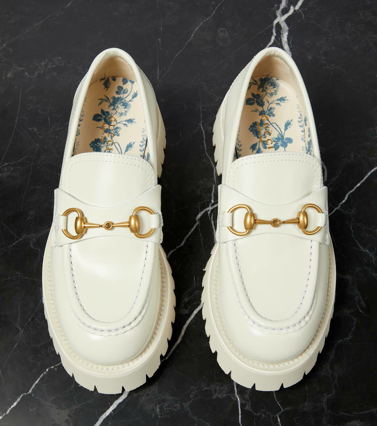 Gucci Horsebit leather loafers Gucci display picture 1