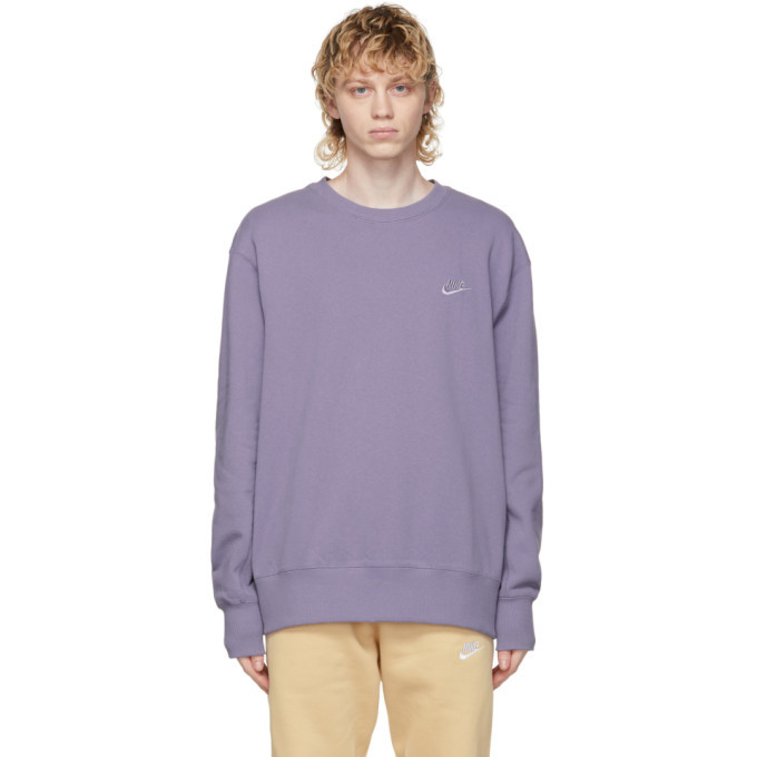 Photo: Nike Purple NSW Crewneck Sweatshirt