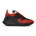 Alexander McQueen Black and Red Runner Sneakers