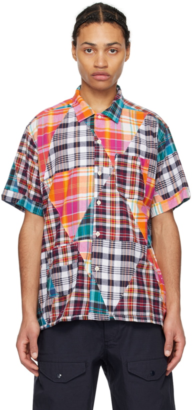Photo: Engineered Garments Multicolor Patchwork Shirt