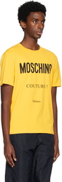 Moschino Yellow Printed T-Shirt