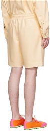 Nanushka Off-White Doxxi Vegan Leather Shorts