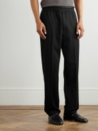 Nili Lotan - Lawrence Straight-Leg Virgin Wool-Twill Trousers - Black