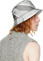 Thom Browne Gray Mogador Bucket Hat