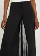 Courrèges Infinity Panelled Jersey Trousers Black