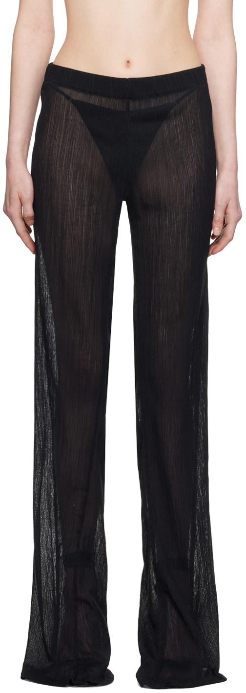 Ludovic de Saint Sernin Black Mermaid Trousers