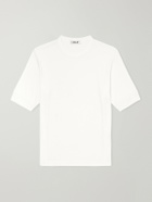 CDLP - Ribbed Lyocell and Cotton-Blend T-Shirt - White