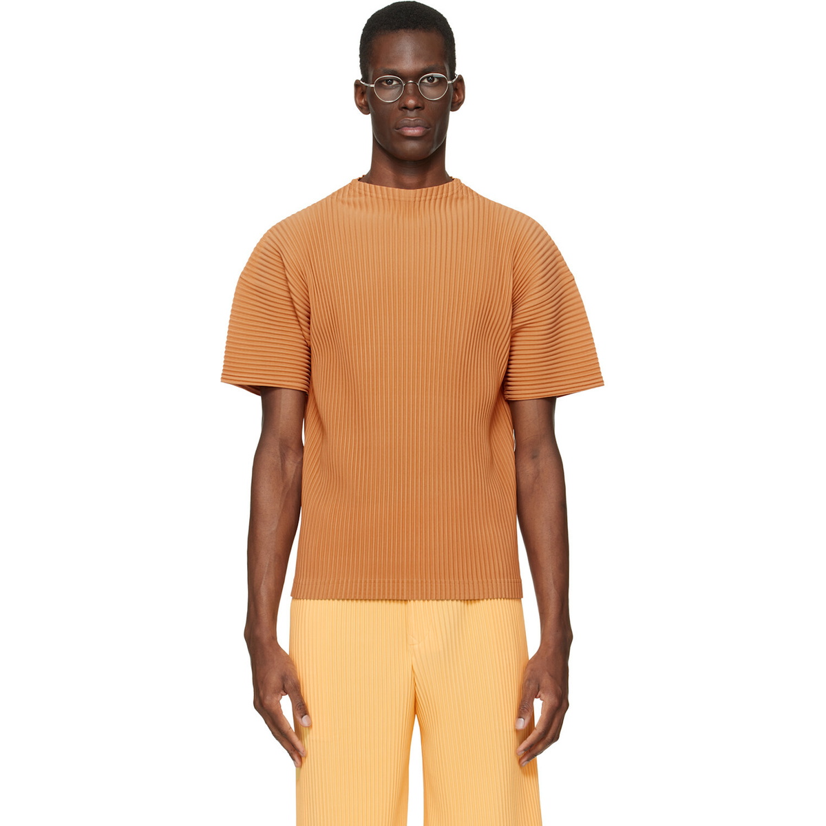 HOMME PLISSÉ ISSEY MIYAKE Multicolor Agate Sheer T-shirt Homme
