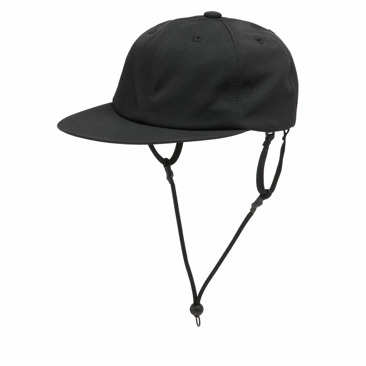 DAIWA Men's Tech 6 Panel Twill Cap in Black 