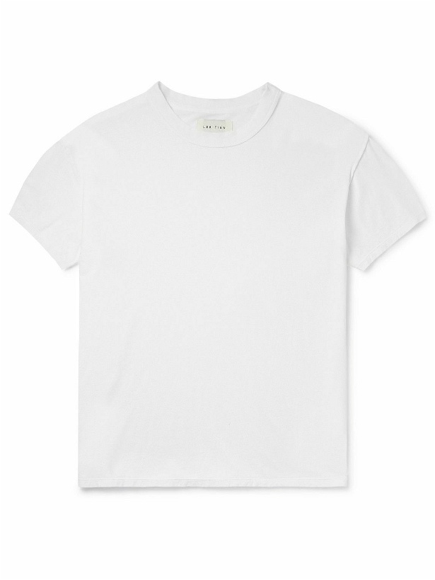 Photo: Les Tien - Inside Out Cotton-Jersey T-Shirt - White