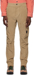 C.P. Company Tan Tapered Cargo Pants