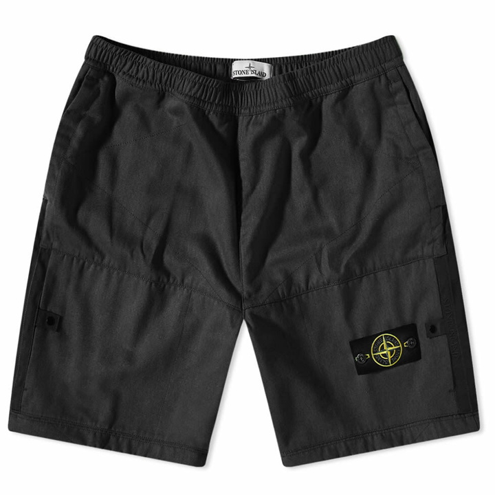 Photo: Stone Island Men's Badge Short in Black