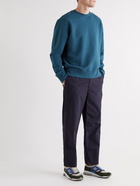 Folk - Cotton-Piqué Sweatshirt - Blue