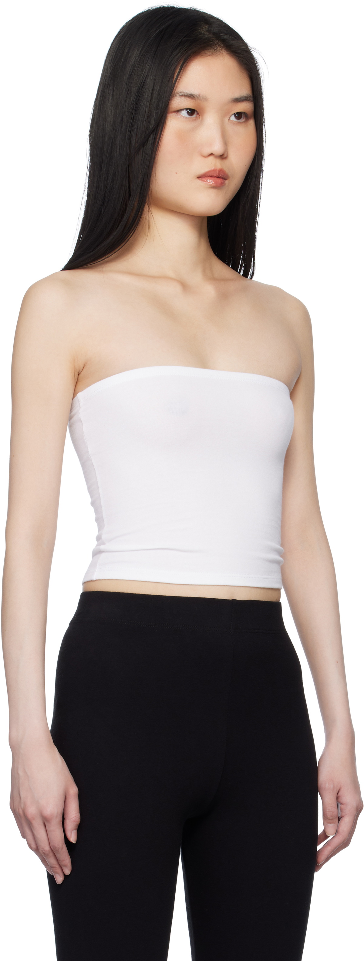 Gil Rodriguez White 'The Tube' Convertible Tube Top