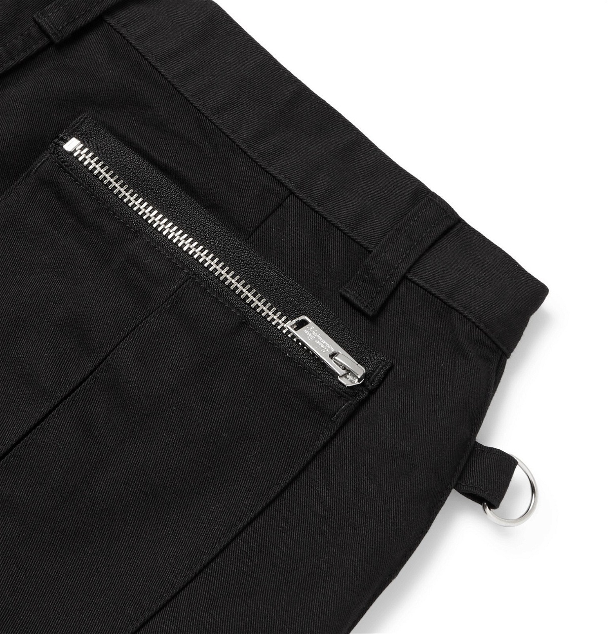 Undercover - Zip-Detailed Cotton-Twill Trousers - Black Undercover