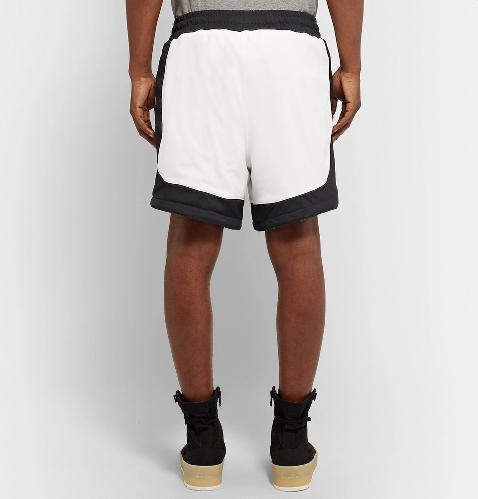 Men's Nike Gray NBA 75th Anniversary Logo Fleece - Shorts