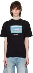 Palm Angels Black Getty Speedboat Classic T-Shirt