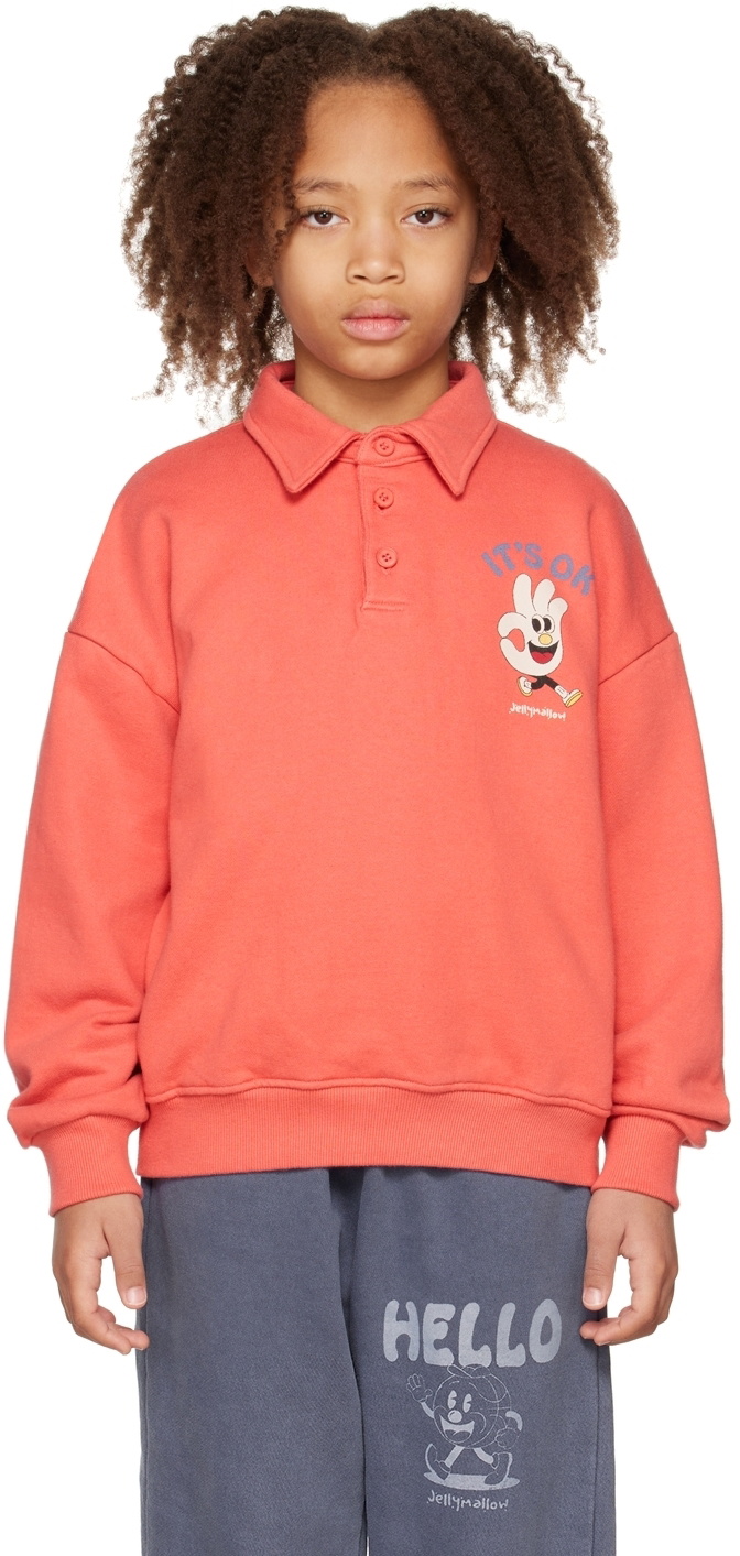 Mr Jingle King Cake Toddler Sweatshirt in Light Pink