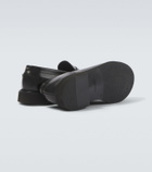 Canali Leather penny loafers