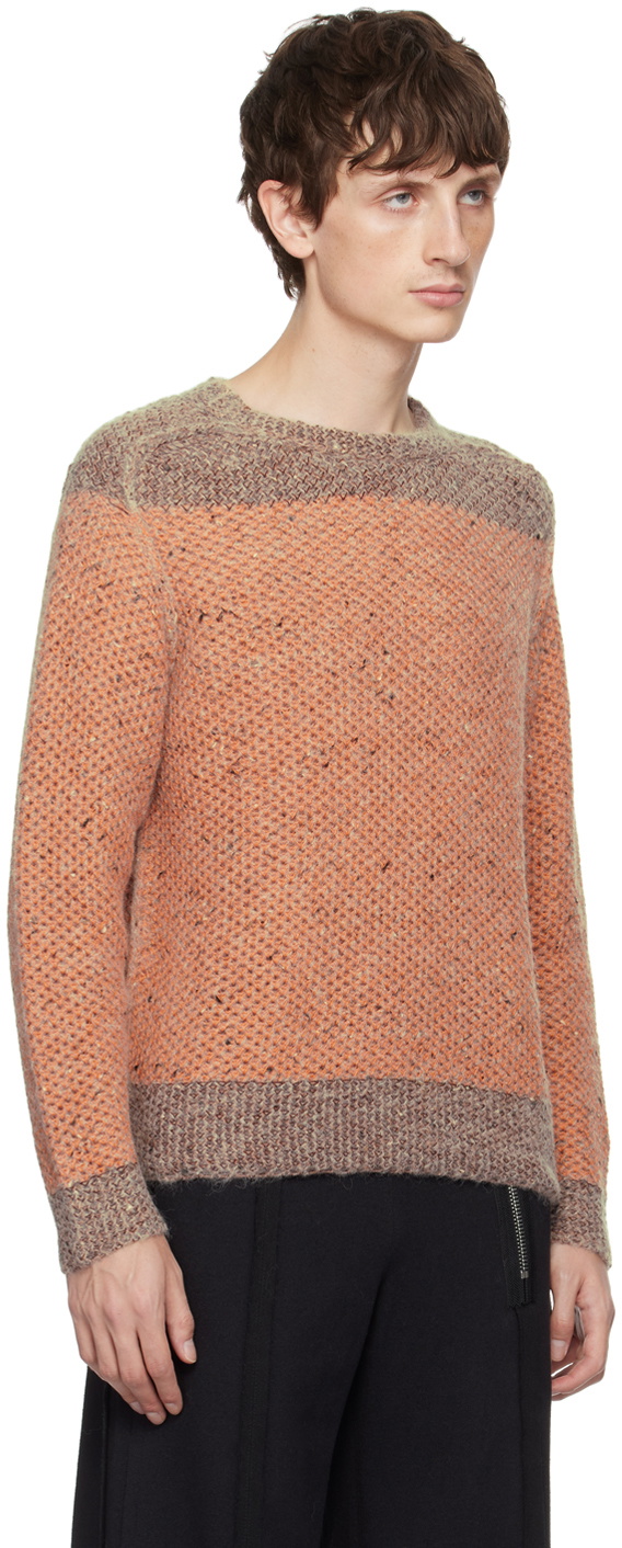 Eckhaus Latta Orange Garden Sweater