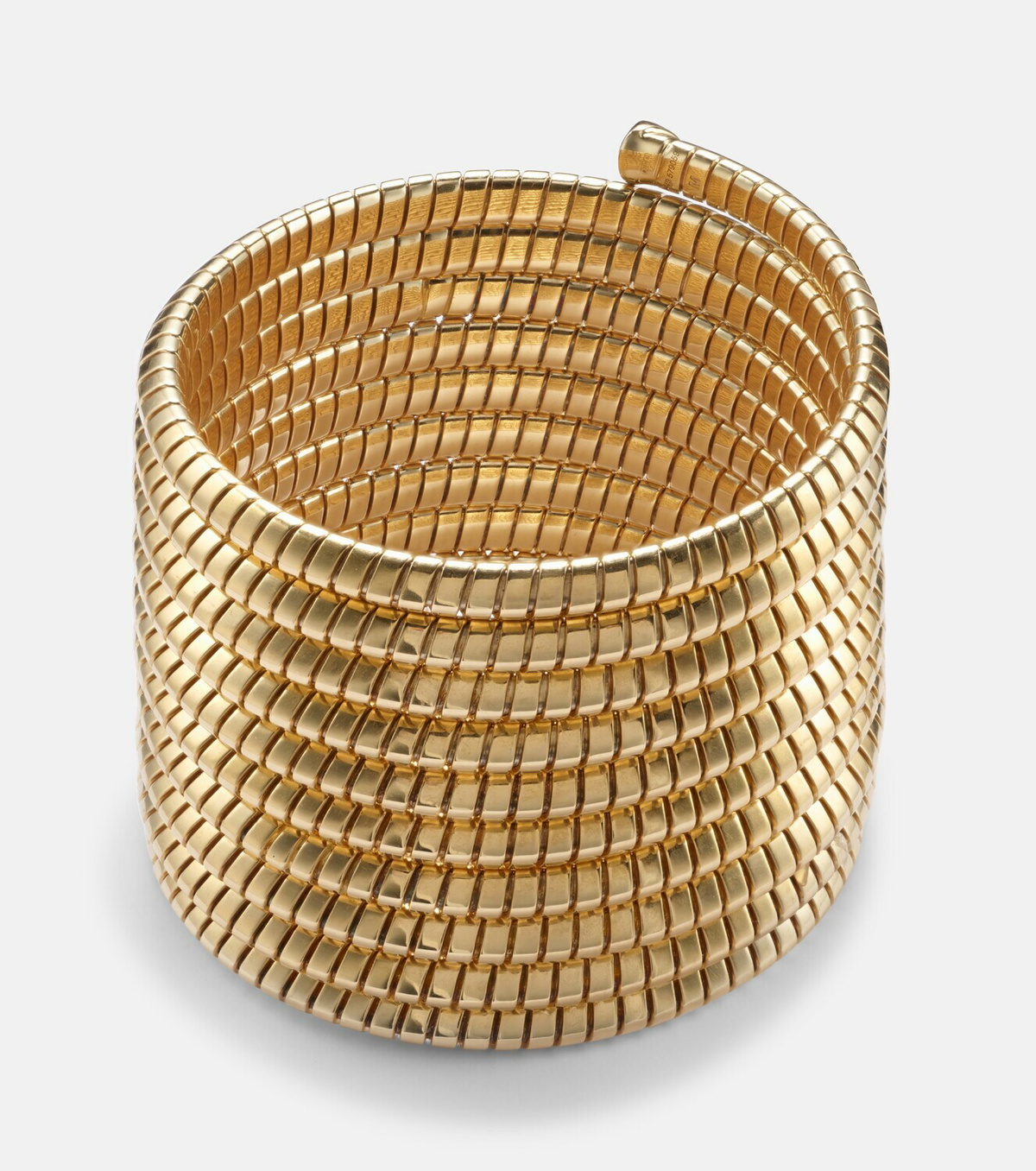 Marina B Trisolina 18kt gold bangle with diamonds