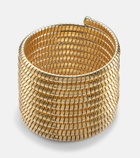 Marina B Trisolina 18kt gold bangle with diamonds